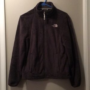 LAST CHANCE The North Face Grey Osito Zip-Up Small